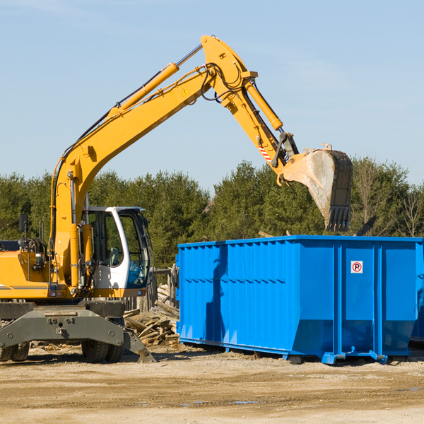 can i choose the location where the residential dumpster will be placed in Flournoy CA